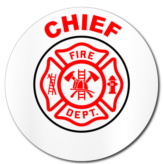 Chief Hard Hat Sticker