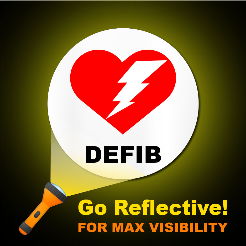 DFIB Sticker for Emergency Medical Support, Machines, and Hard Hats