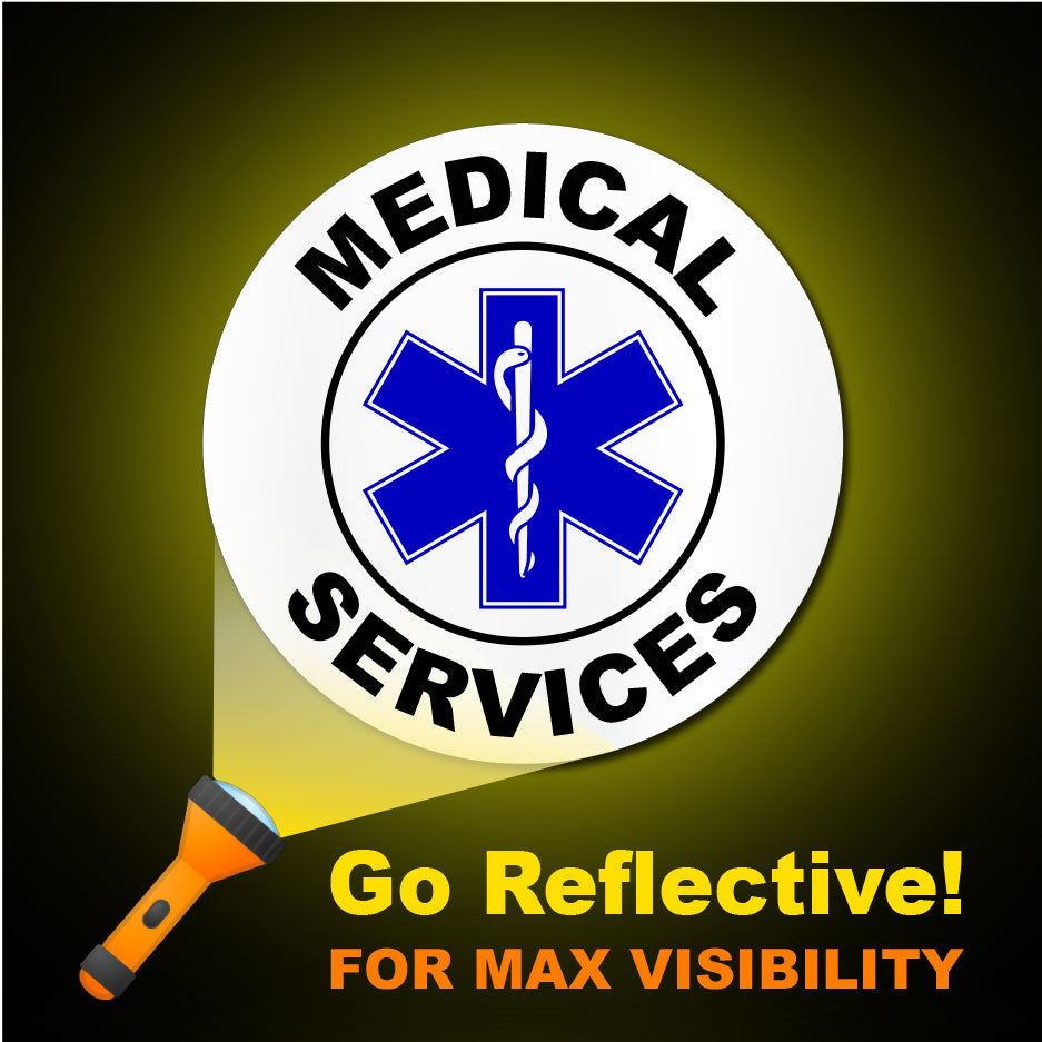 Medical Services Sticker with Medic Cross