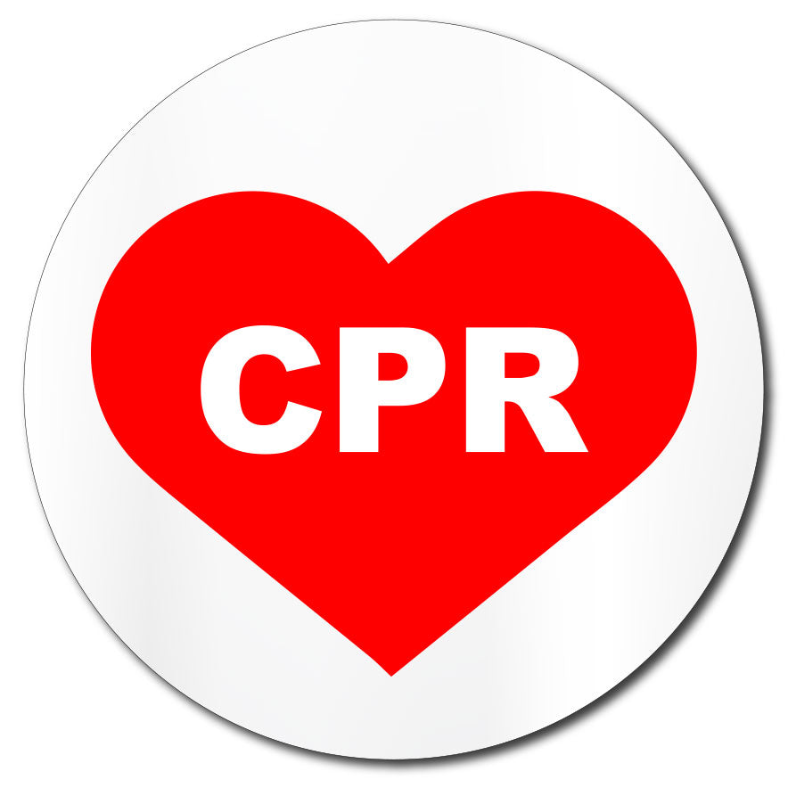 CPR Sticker - Hard Hat Sticker for CPR Certified Employees