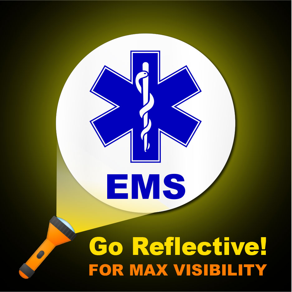 First Responder Hard Hat Decal | Medic Cross EMS Sticker