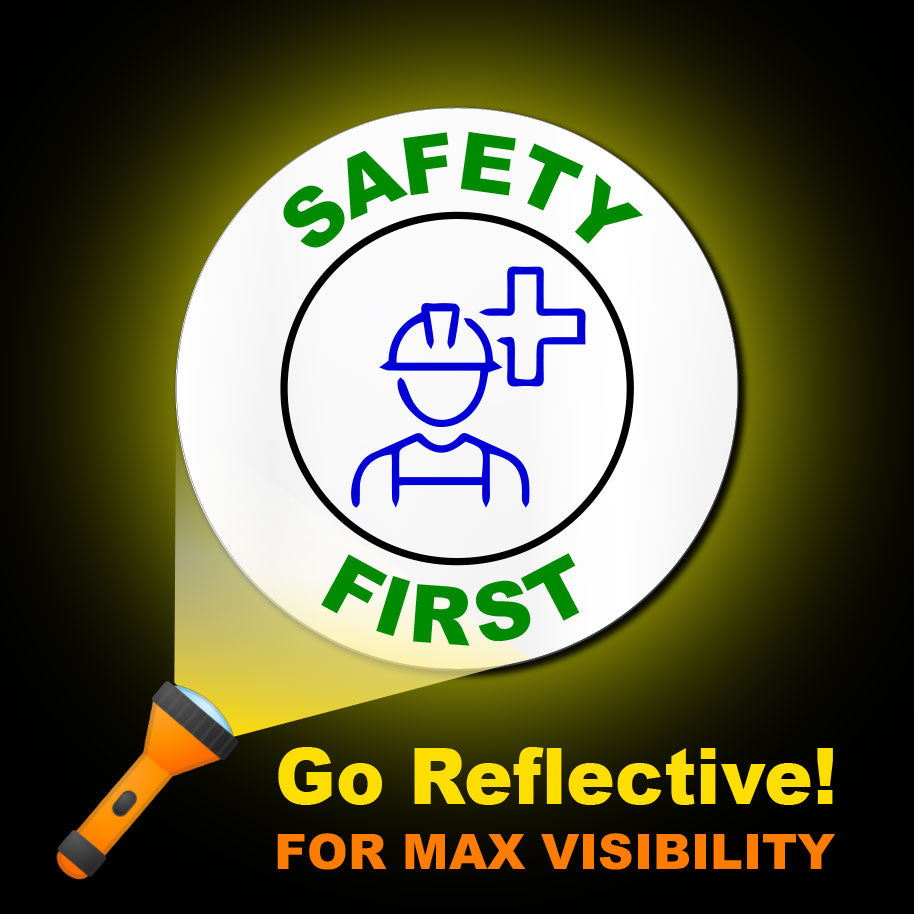 Safety First Hard Hat Decal