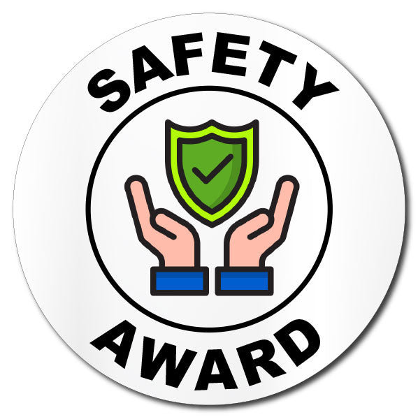 Safety Award Hard Hat Decal