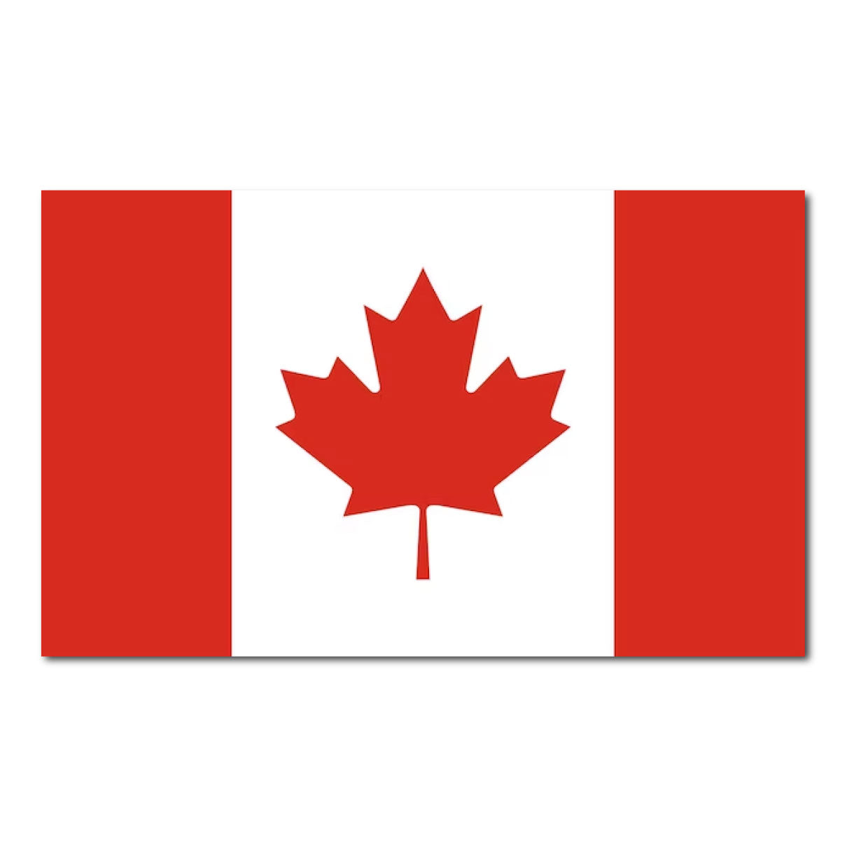 Canada Flag Hard Hat Decal