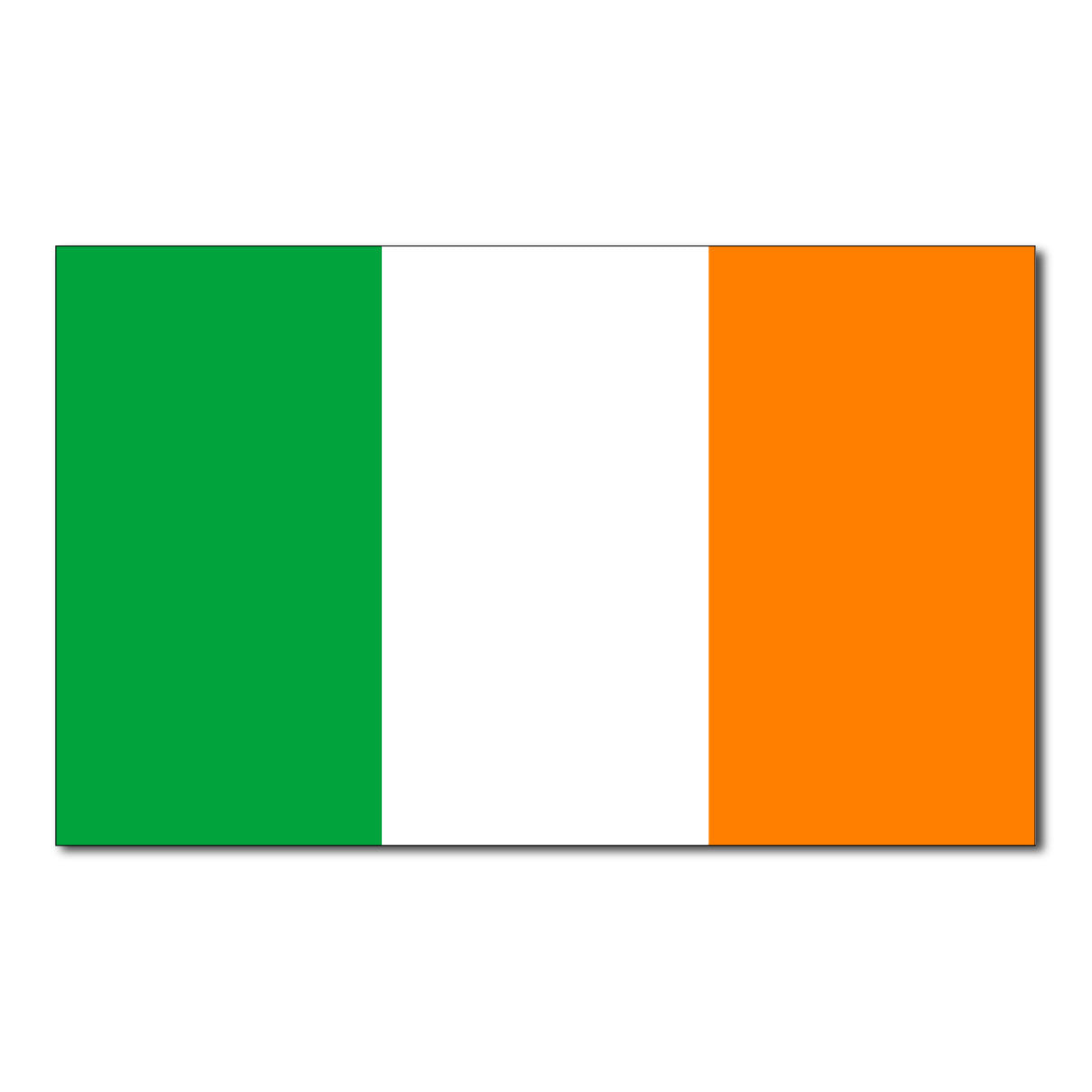Ireland Flag Hard Hat Decal